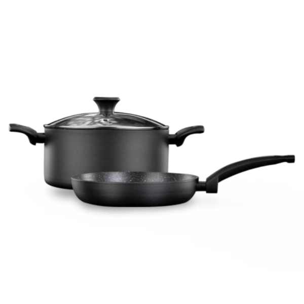 מארז כלי בישול 3 חלקים - סיר 24 ס"מ + מחבת 24 ס"מ +EVERYDAY