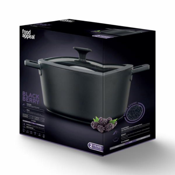 סיר יציקת אלומיניום 28 ס"מ BLACKBERRY