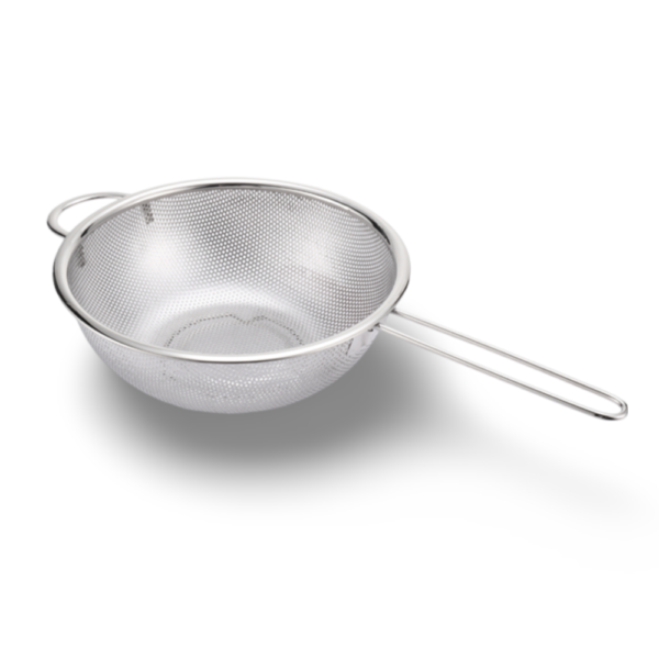 מסננת נירוסטה בצפיפות גבוהה עם ידית 26 ס"מ