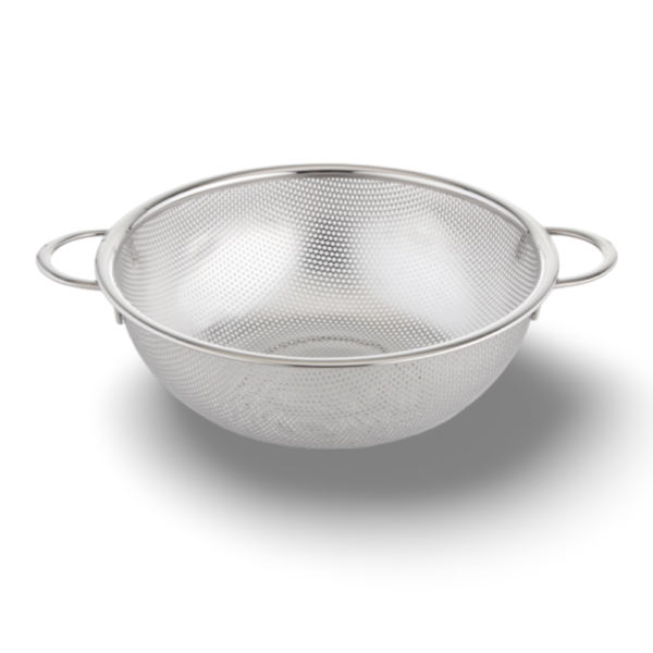 מסננת נירוסטה בצפיפות גבוהה עם 2 ידיות בקוטר 24 ס"מ