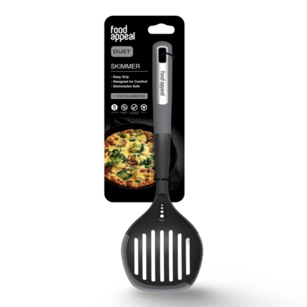 כף טיגון עם קצה מסיליקון למניעת שריטות מסדרת DUET