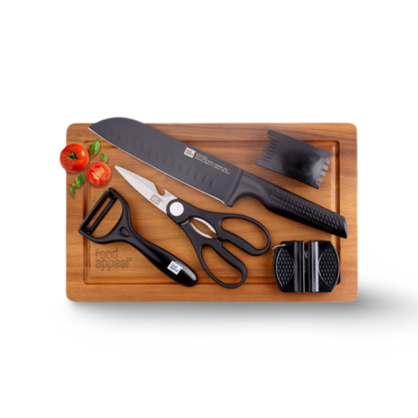 מארז שף 6 חלקים BLACK EDGE