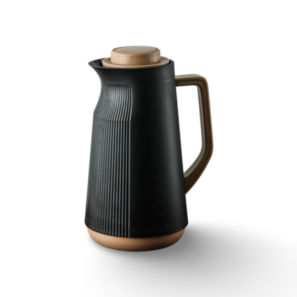 טרמוס פלסטיק שחור 1 ליטר  AL-SULTAN