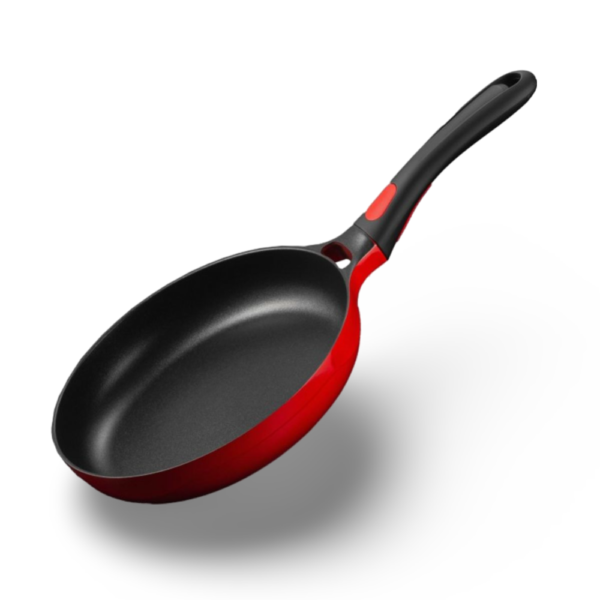 מחבת יציקת אלמוניום 24 ס"מ אדום   RETRO