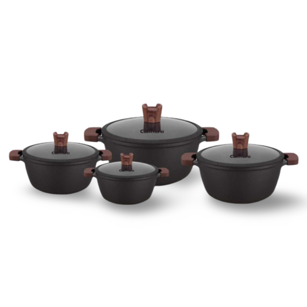 סט 4 סירים CULINERA שחור 20/24/28/32 ס"מ