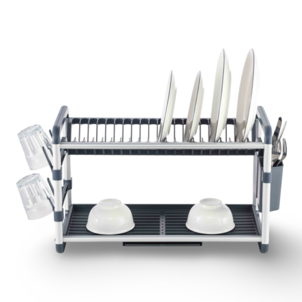 מייבש כלים 2 קומות אלומניום CULINERA