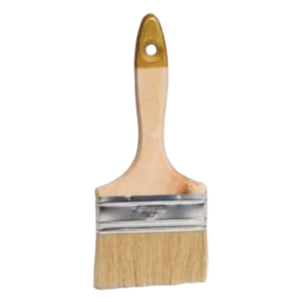 מברשת צבע ידית עץ 4"
