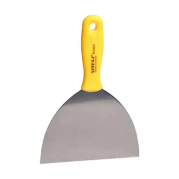 שפכטל ניקל 6״ ידית צהובה