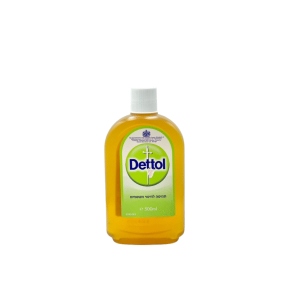 Dettol – תמיסה לחיטוי משטחים 500 מ"ל