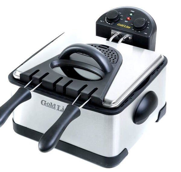 סיר טיגון נירוסטה 5 ליטר - GOLDLINE