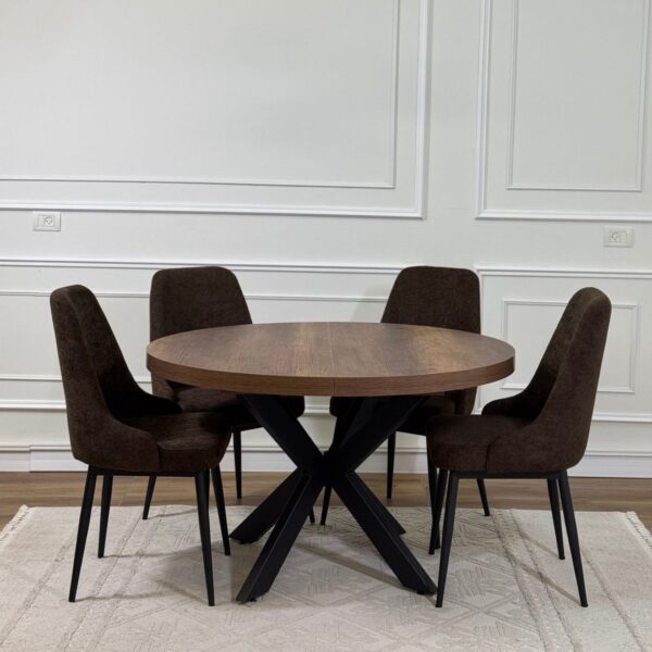 פינת אוכל נורד כוללת 4 כסאות מיקה בוקלה