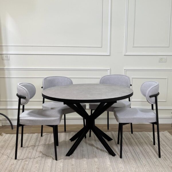 פינת אוכל סקיי כוללת 4 כסאות נורדי בוקלה