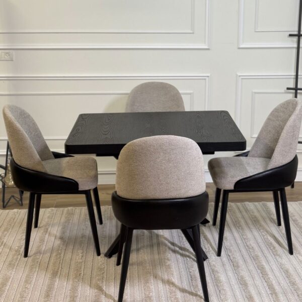 פינת אוכל אייקון כוללת 4 כסאות בלאנקה בוקלה